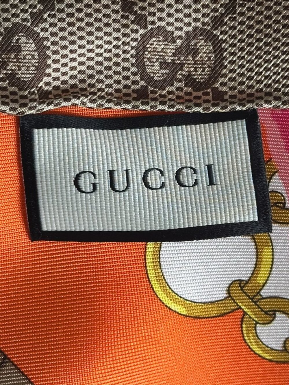 Gucci Silk Scarf Monogram Floral - Picture 5 of 9